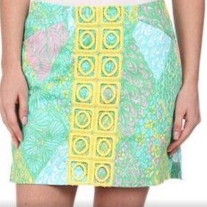 Lilly Pulitzer Marigold skort style in Sundance